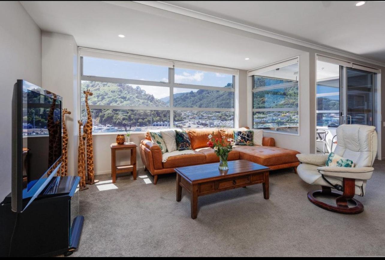 Astonishing Views Superb Waterfront Apartment Picton Exterior foto